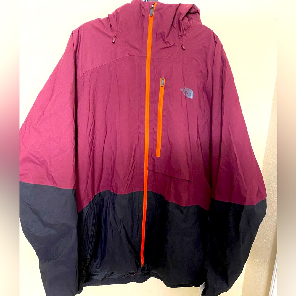 Mens insulated snow jacket sickline Fig/TNF black